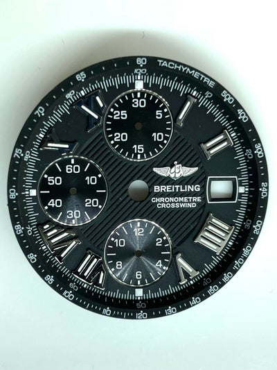 Breitling Crosswind Rare Black Matte Finish Dial Roman Numerals