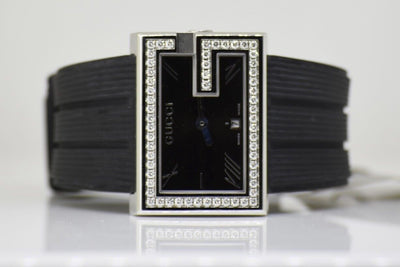 Gucci 100 G-Rectangle Manufacturer Set Genuine Diamonds