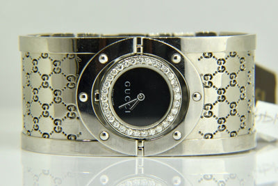 Gucci Twirl Collection Rare 112 Series Watch With Custom Genuine Diamonds