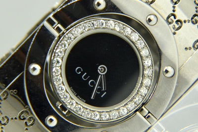 Gucci Twirl Collection Rare 112 Series Watch With Custom Genuine Diamonds