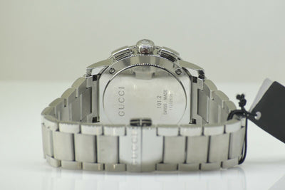 Gucci Chrono Custom Genuine Diamonds Watch YA101201